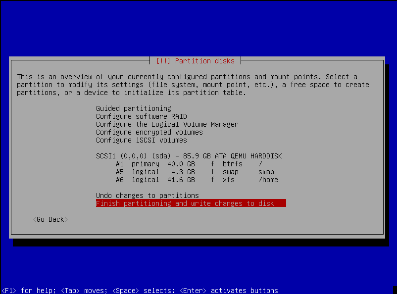 ParrotOS17Partition Disk Overview CubicleNate's Techpad
