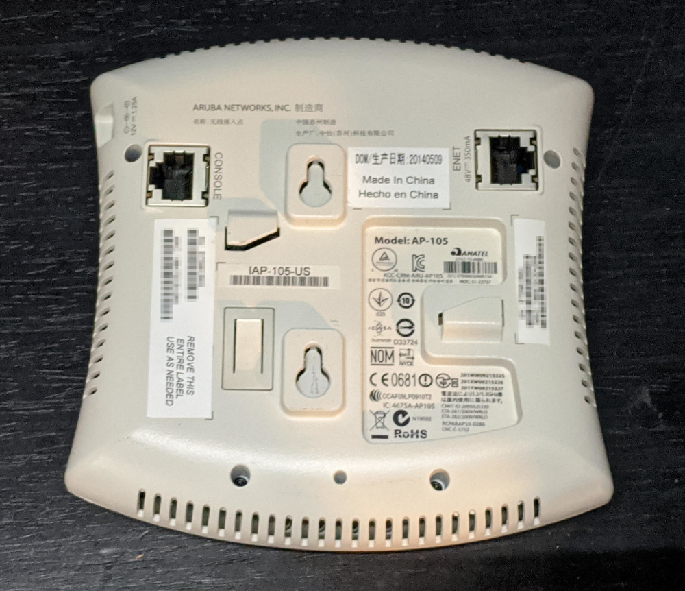 Aruba iap 105 13 back CubicleNate s Techpad