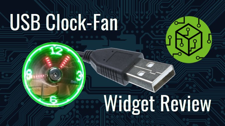 USB Powered Clock-Fan | Widget Review