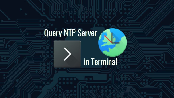 Query NTP Server in Terminal Title