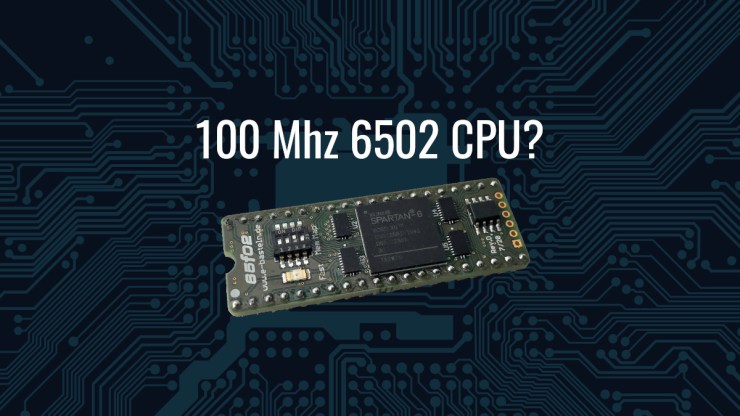 100Mhz 6502 CPU