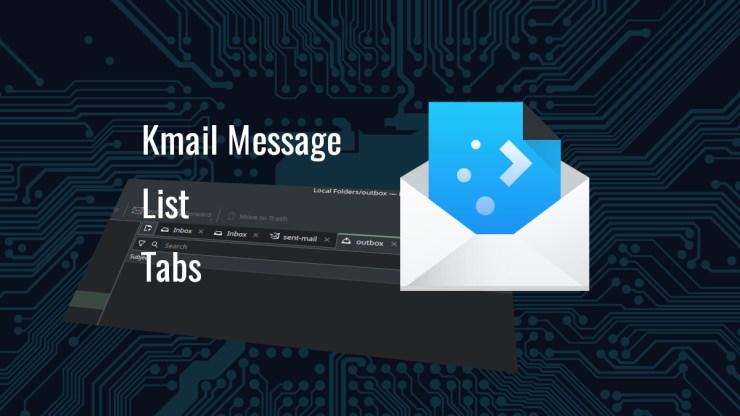 Kmail Message List Tabs
